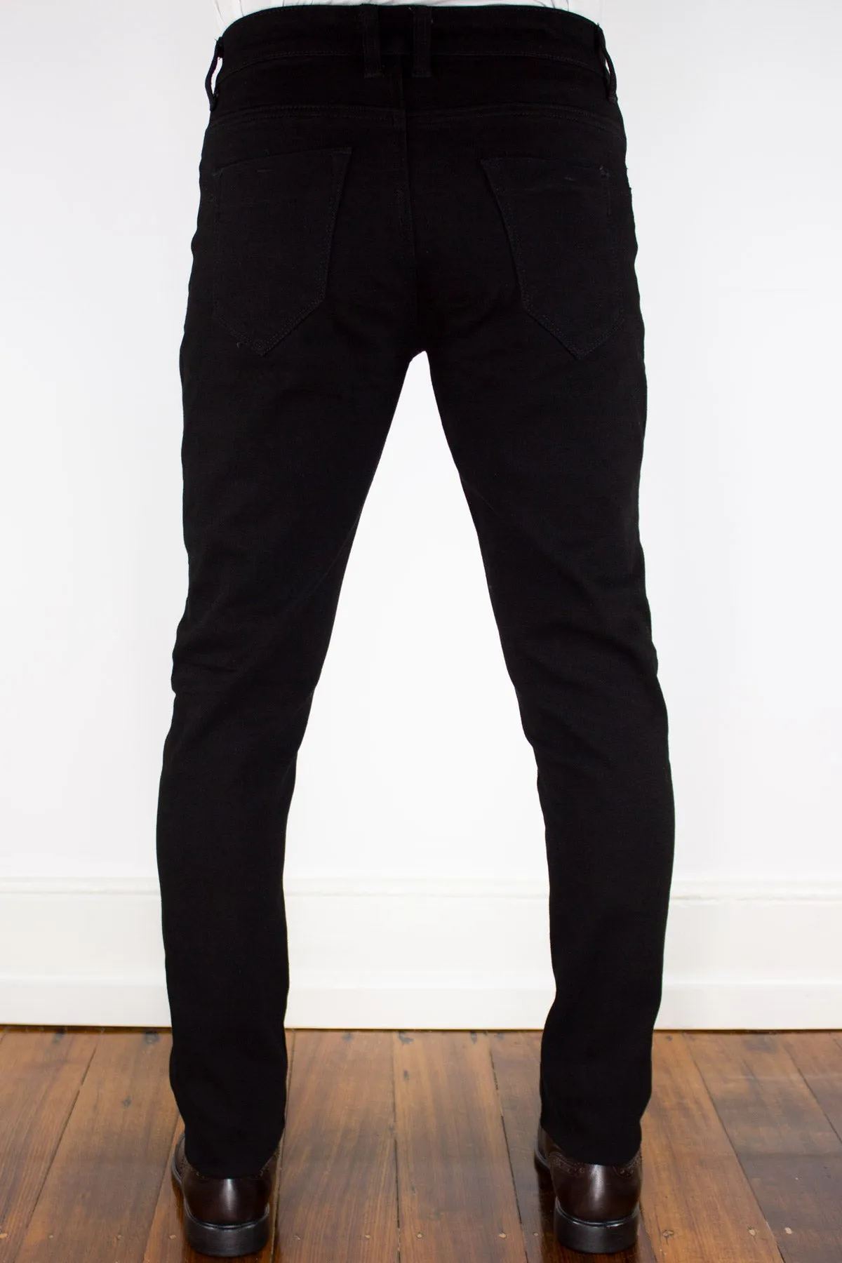 Black Slim Fit Stretch Jeans