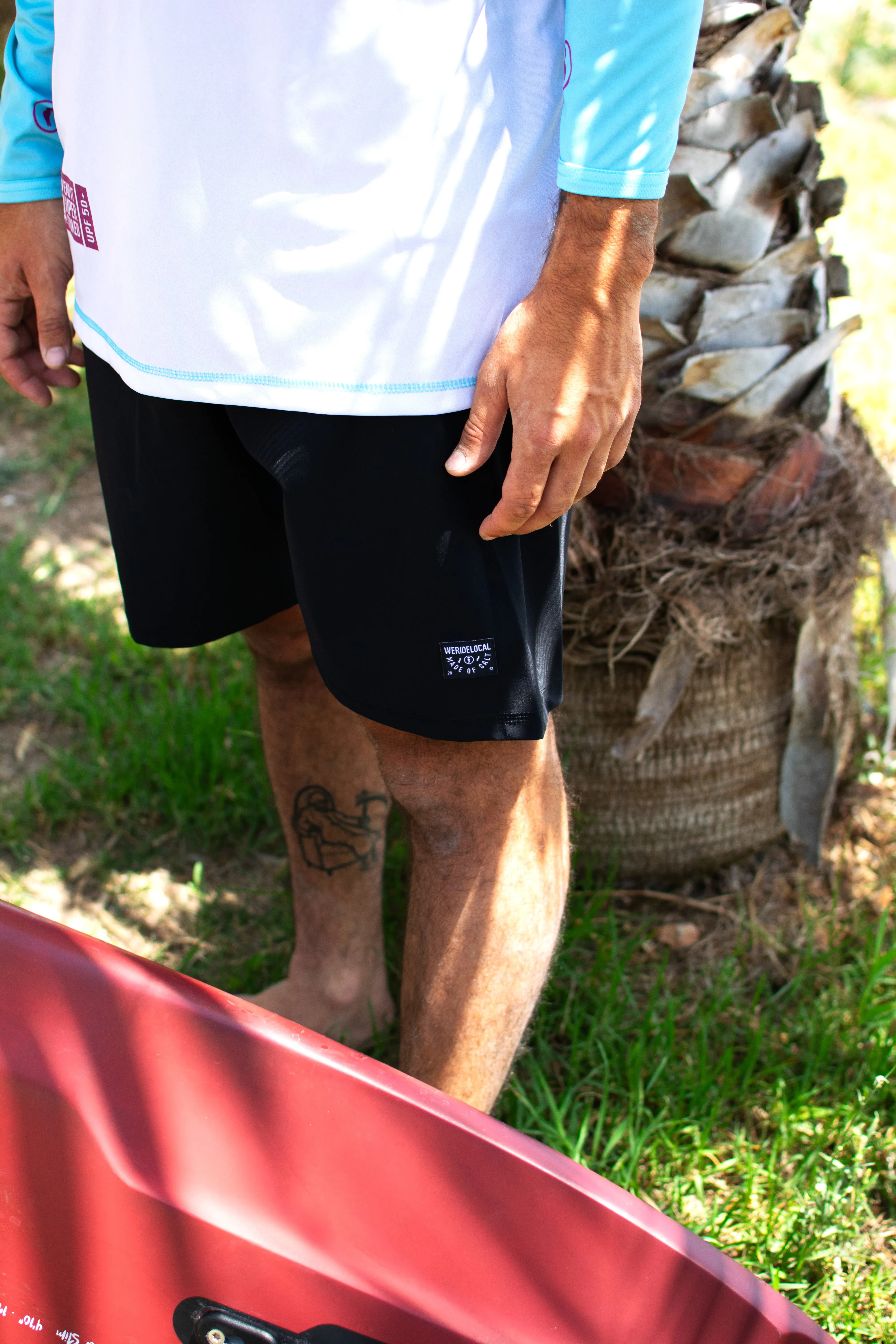 BLACKOUT STRETCH BOARDSHORTS