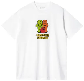 Carhartt WIP Mens Gummy T Shirt White