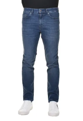 Delaware Slim Fit Stretch Jeans 406 Mid Blue