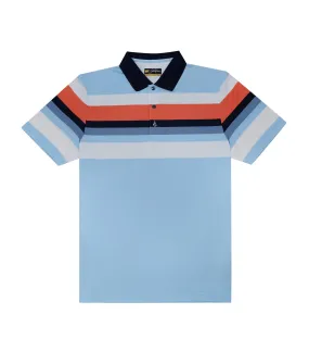 Engineered Chest Stripe Polo Blue Guard