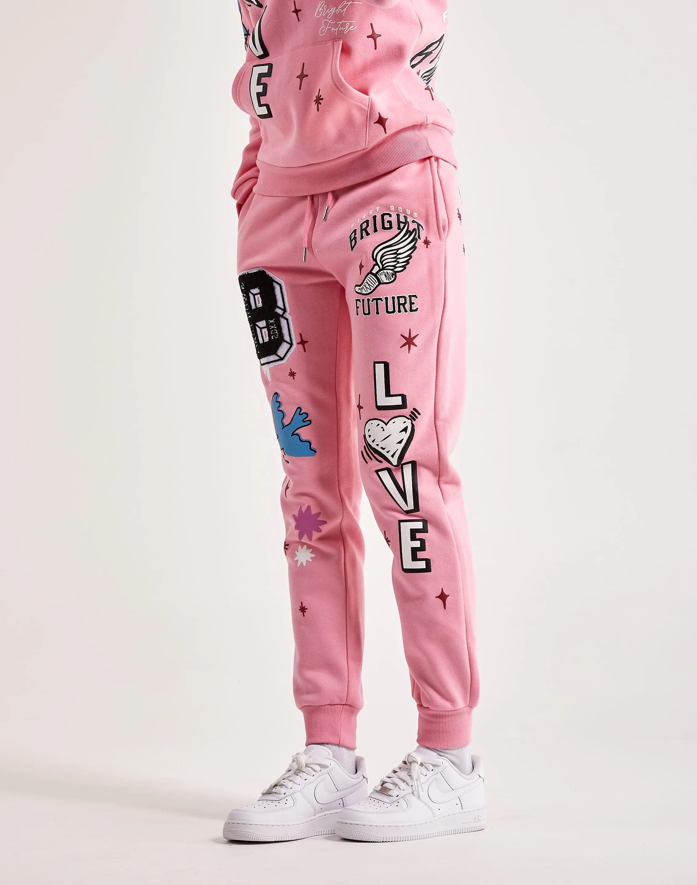 First Row Love Fleece Joggers