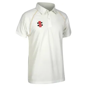 Gray Nicolls Matrix Short Sleeve Shirt With Ivory trim