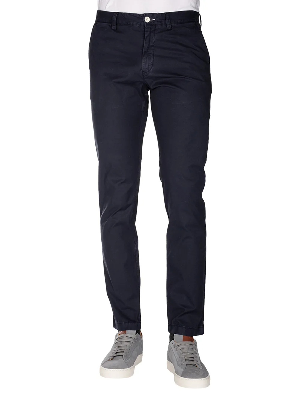 Hallden Slim Fit Sunfaded Chinos Marine