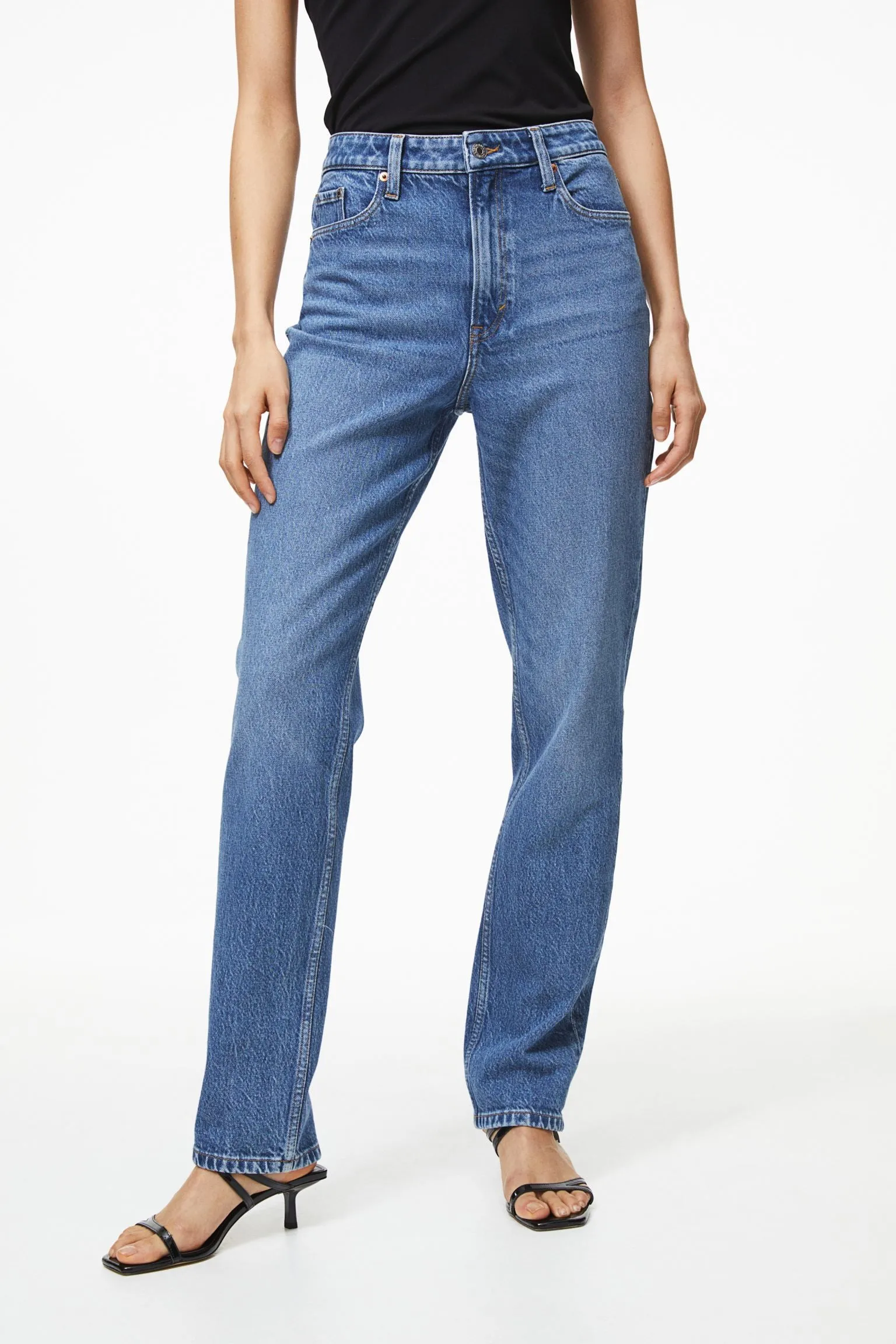 H&M Slim Ultra High jeans, light blue