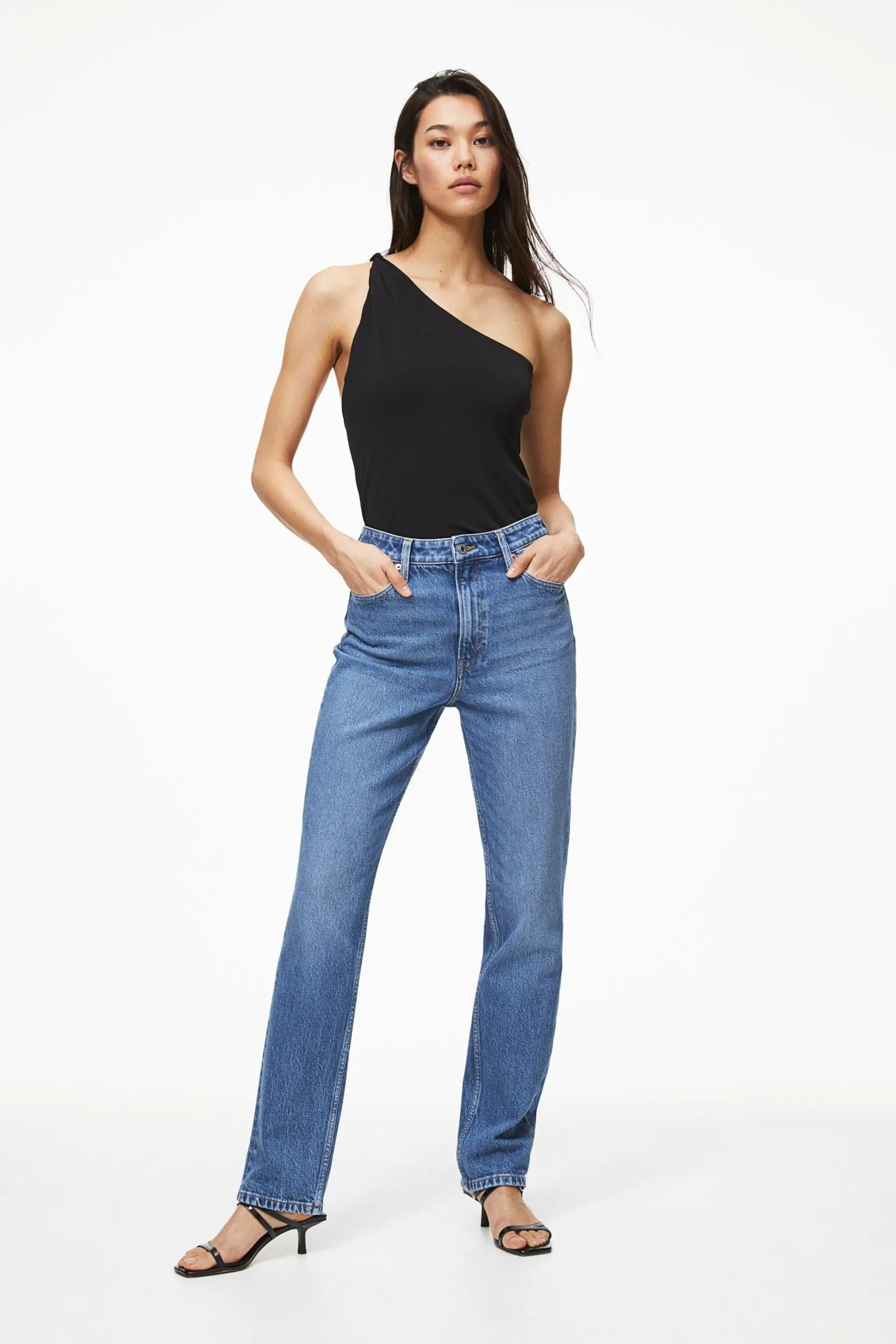 H&M Slim Ultra High jeans, light blue