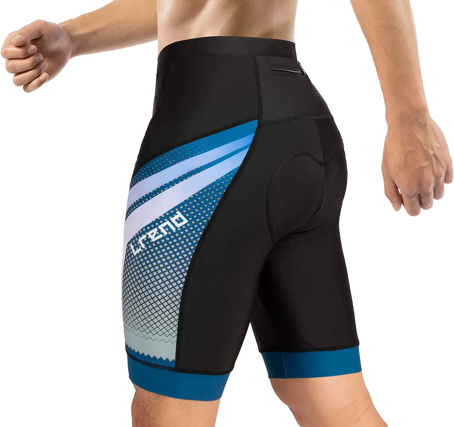 Hiauspor Biking Shorts for Men 4D Padded Big Pockets Bike Cycling Shorts Quick-Dry