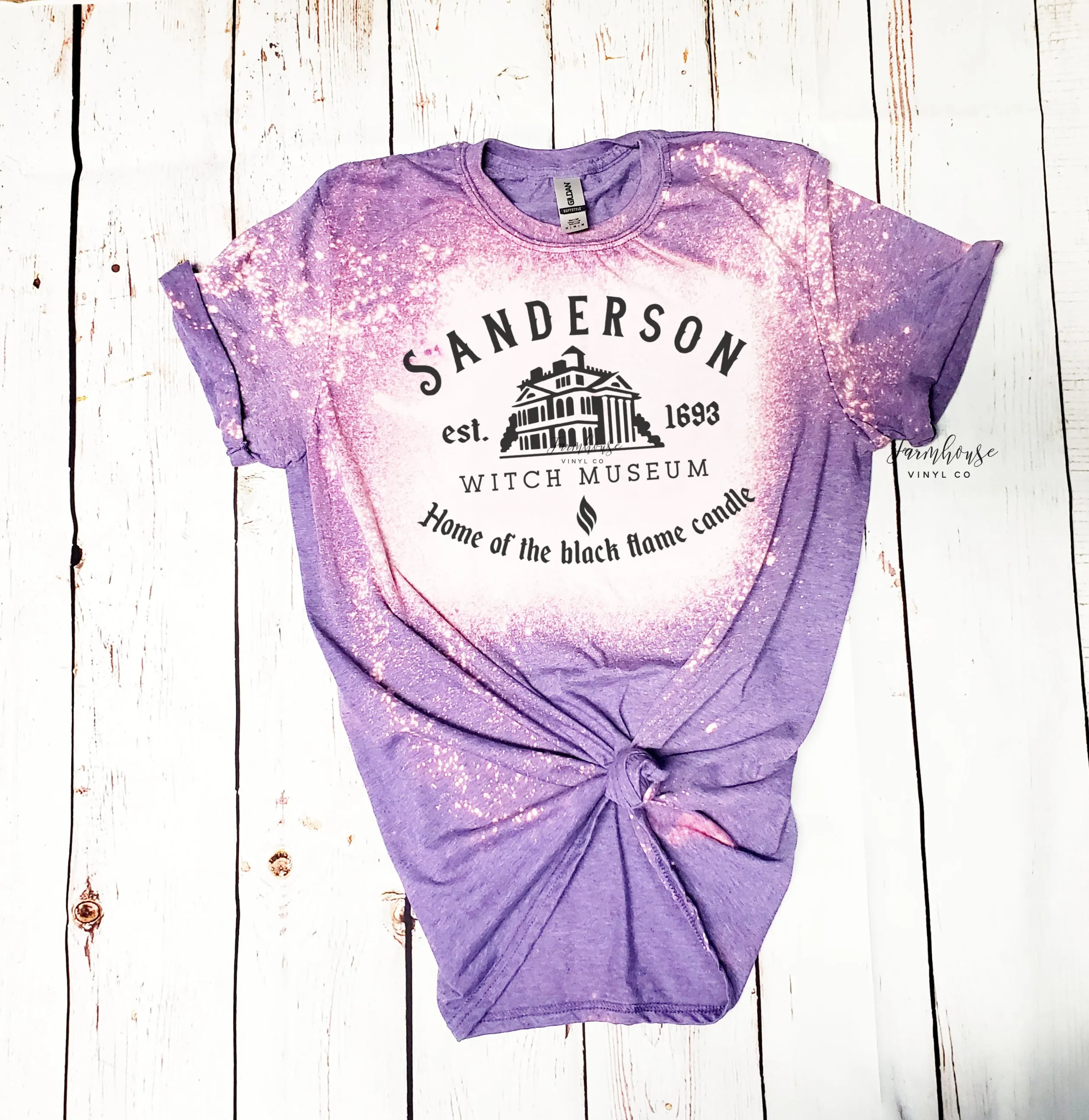 Hocus Pocus Sanderson Witch Museum Bleached Shirt