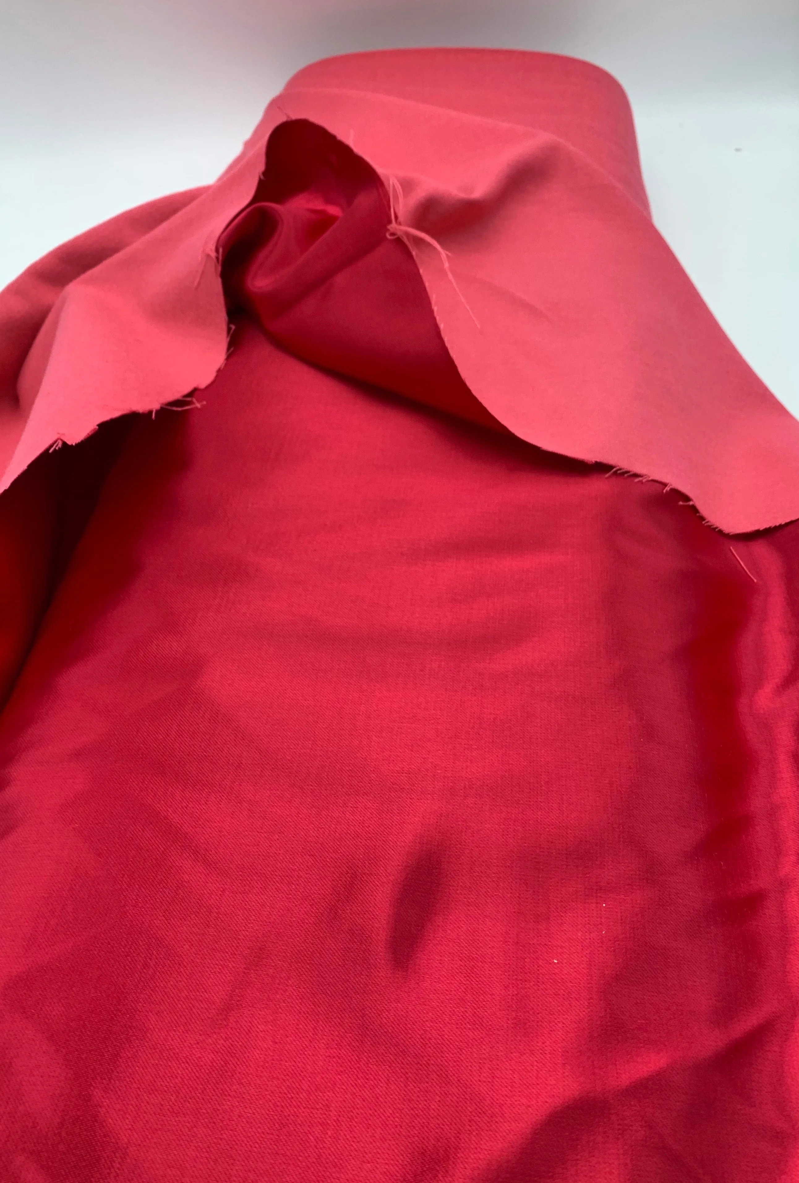 Kasha Satin Lining RED