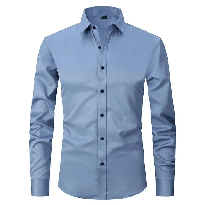 Marcello™ | Slim Fit Stretch Anti-Wrinkle Dress Shirt