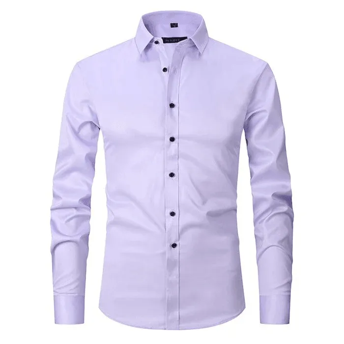 Marcello™ | Slim Fit Stretch Anti-Wrinkle Dress Shirt