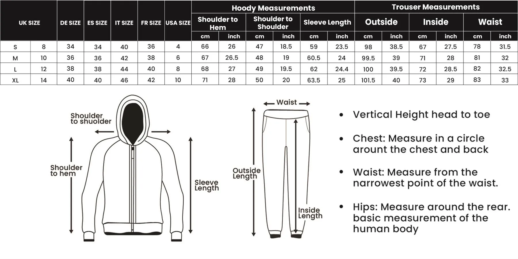 Men Fleece Side Panel Zipper Hoodie & Joggers Set