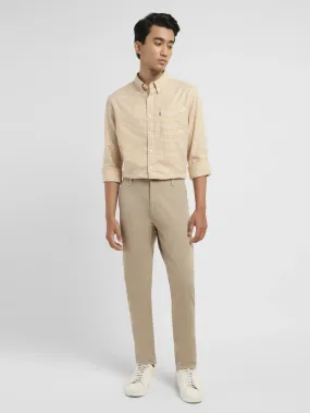 Men's 512 Beige Slim Tapered Fit Chinos