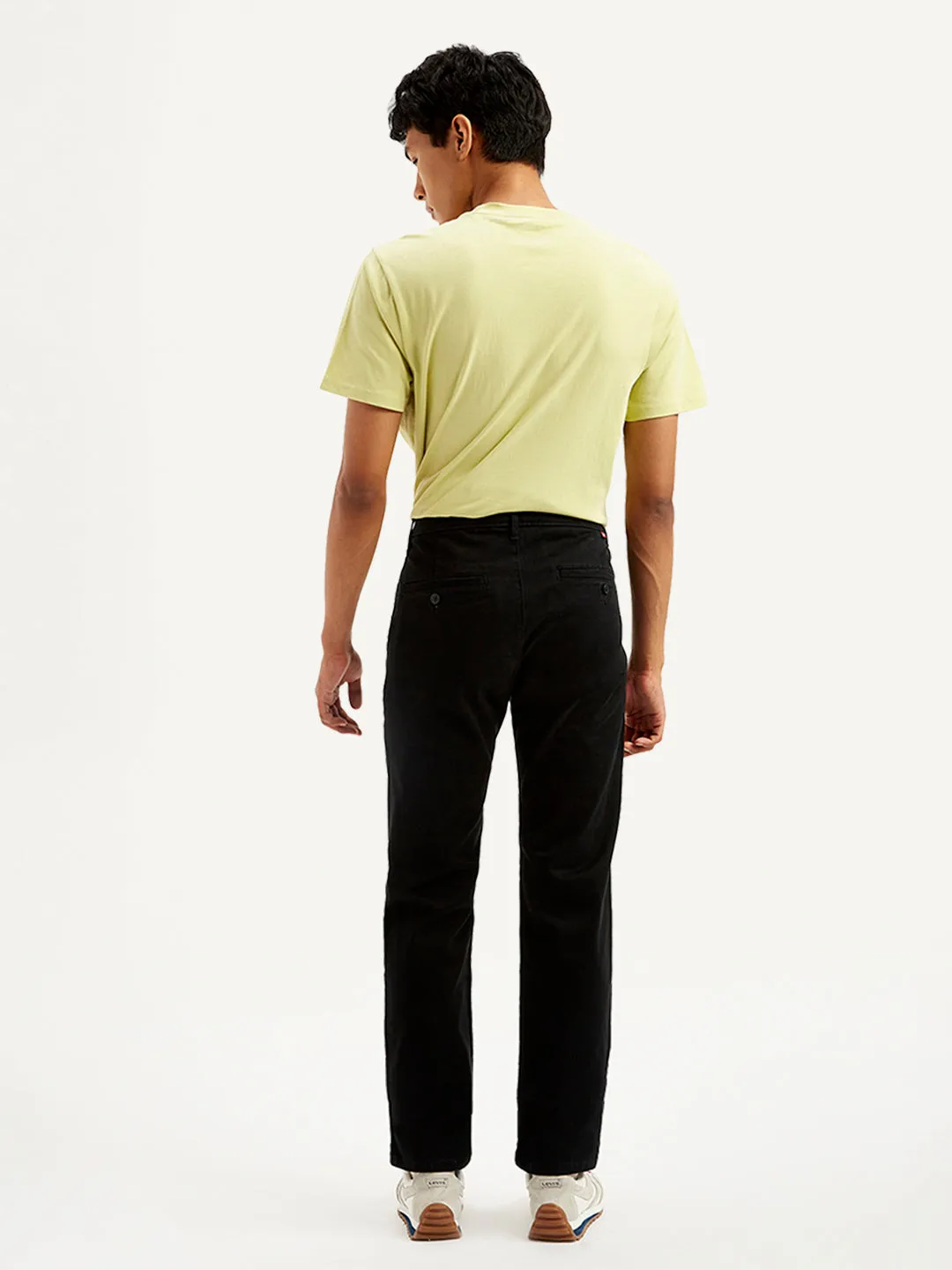 Men's Black Slim Fit Chinos