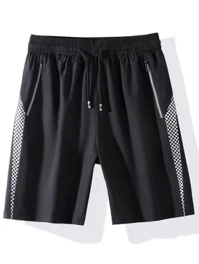 Men's Quick-Dry Gym Shorts With Zip Pockets - SF1988