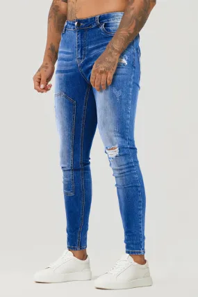 Men's Super Stretch Skinny Jean - Blue