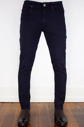 Navy Slim Fit Stretch Jeans