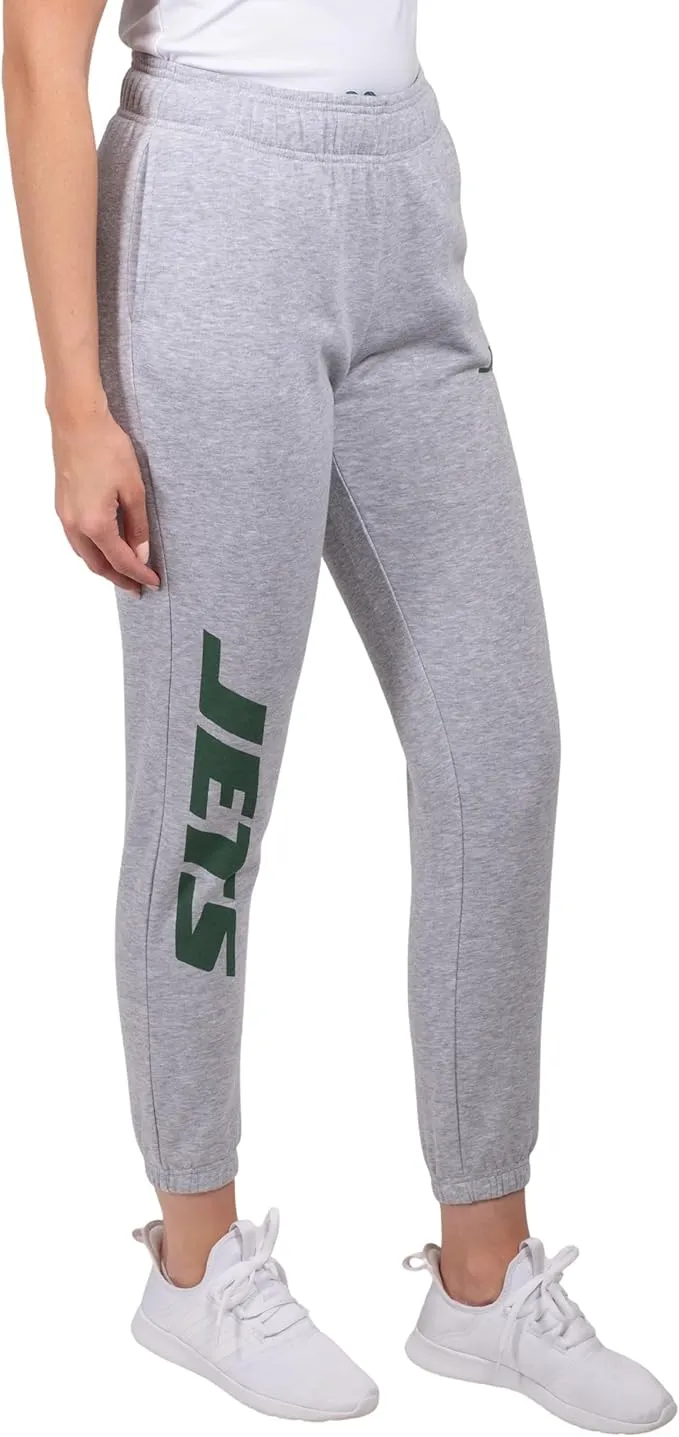 NFL Official Women's Super Soft Fleece Jogger Sweatpants|New York Jets