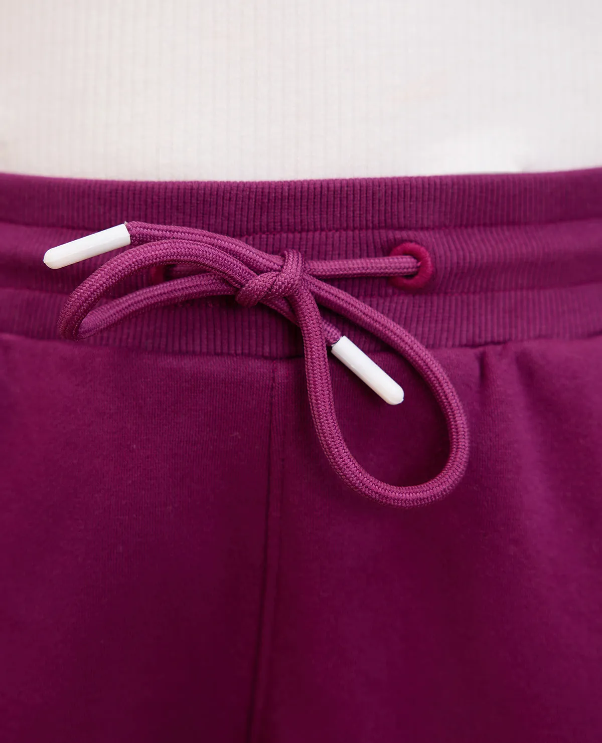 NYKD By Nykaa Cozy Fleece Joggers -NYLE501-Maroon