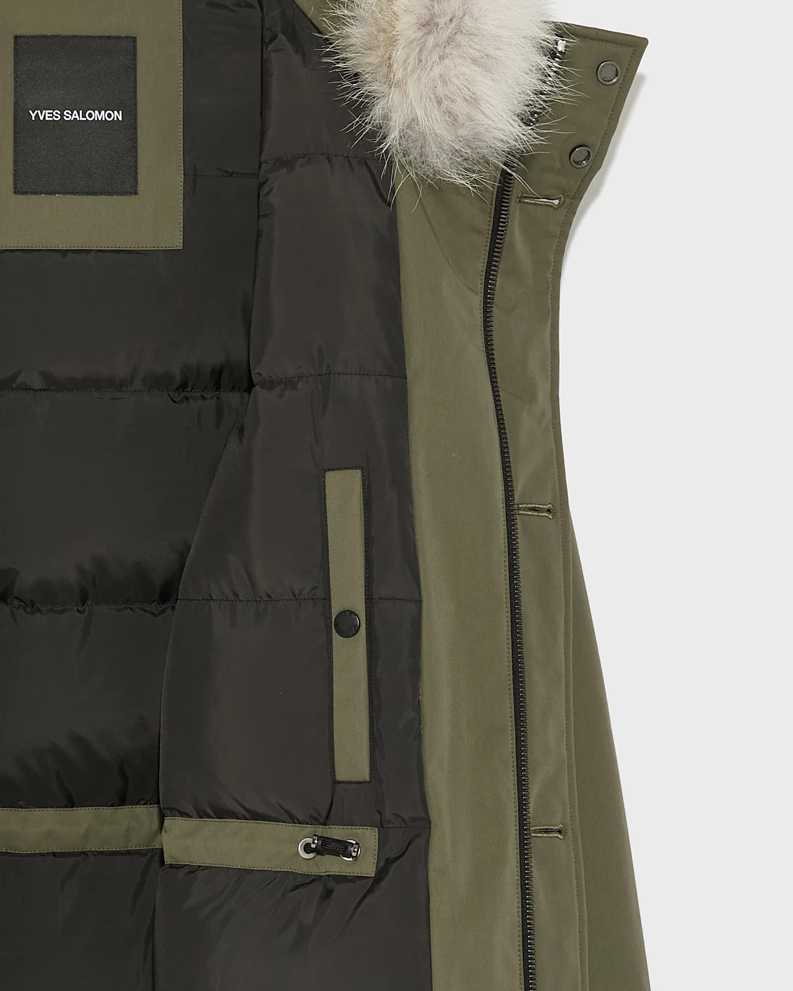 Parka iconique en coton mélangé et fourrure de coyote