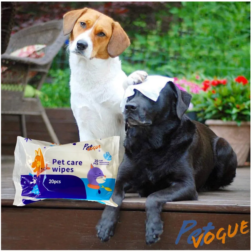 Pet Vogue Grooming Wipes for Dogs and Cats (Limited Shelf Life)