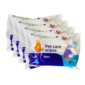 Pet Vogue Grooming Wipes for Dogs and Cats (Limited Shelf Life)