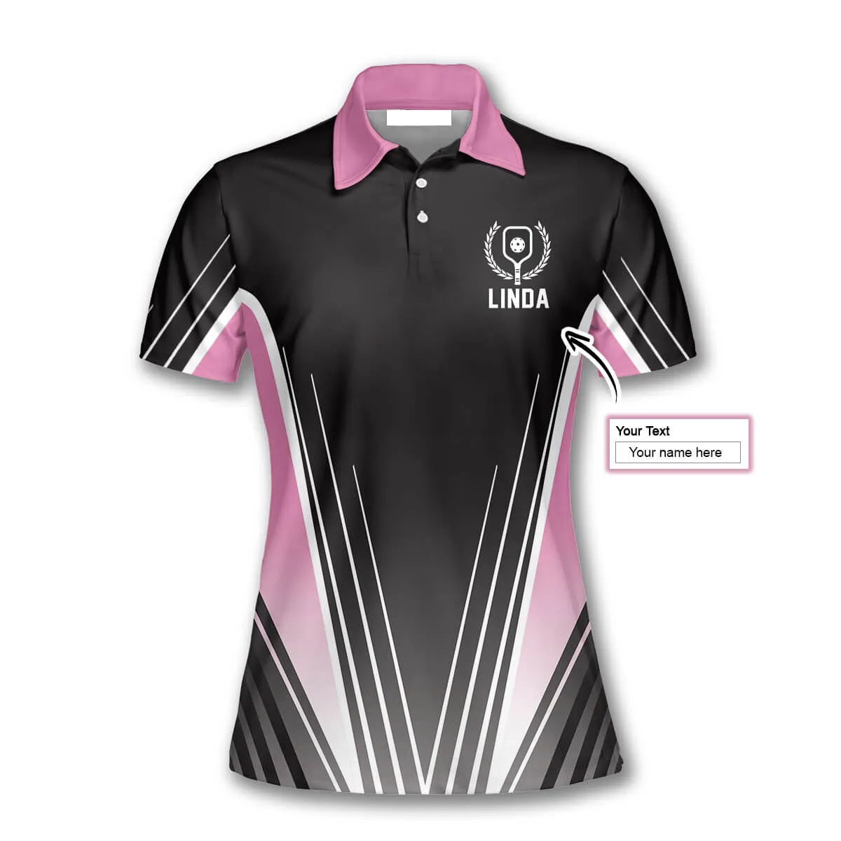 Pickleball Queen Custom Pickleball Polo Shirts for Women, Idea Gift for Pickleball Girl