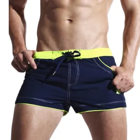 Quick Dry Color Accent Beach Board Shorts