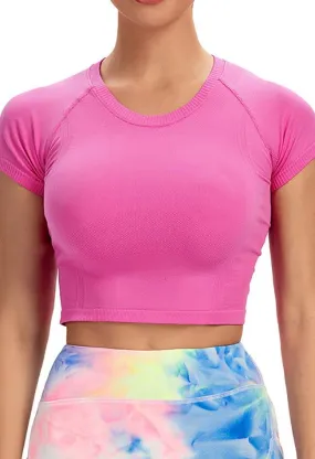 Quick-Dry Slim Active Crop Top