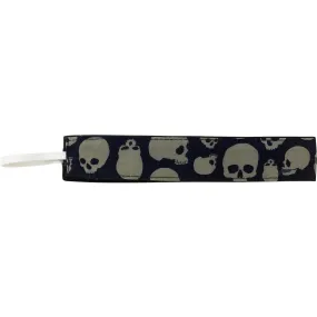 "Live to Ride" Skulls Print Head Band (Charcoal Black)