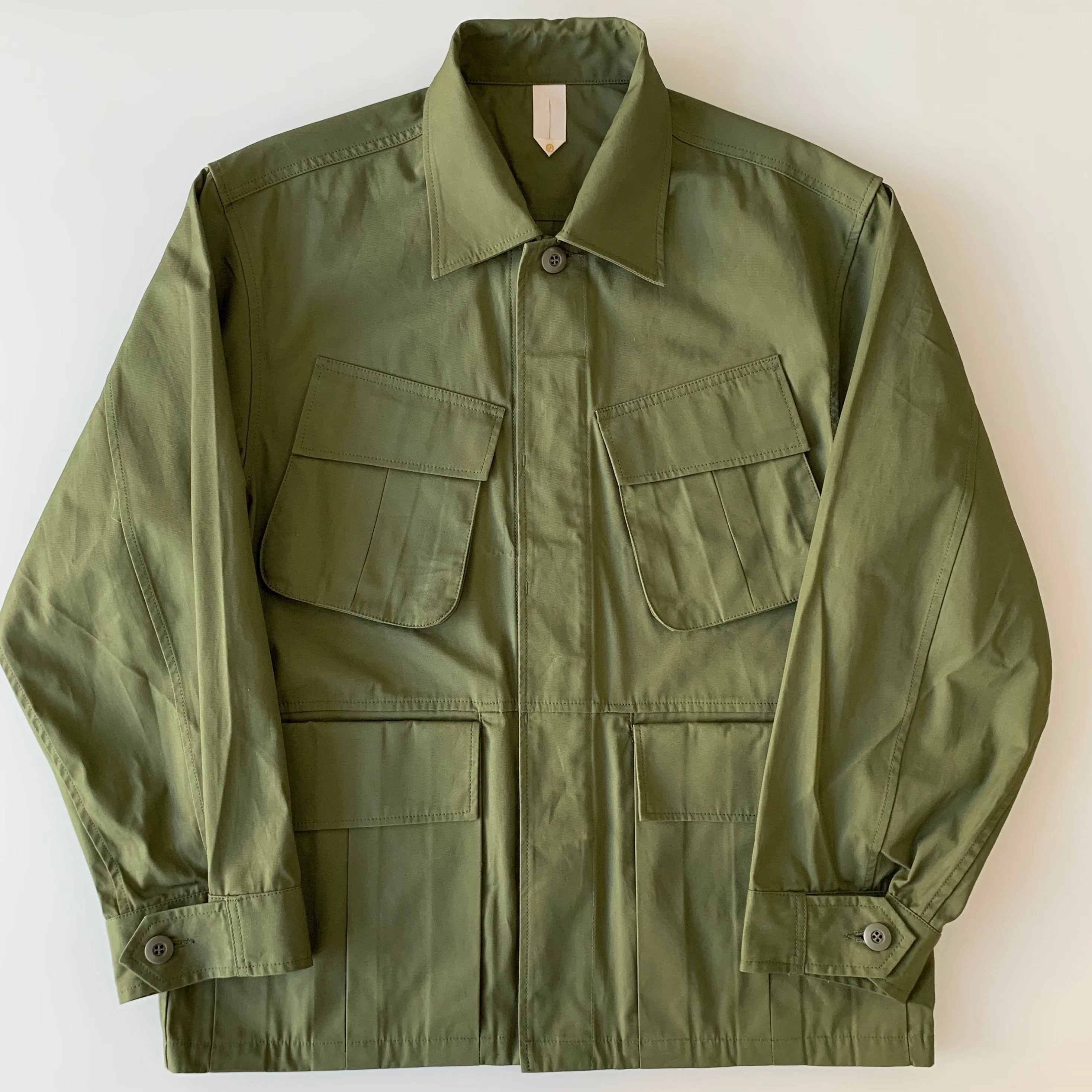 "Over Jacket" in Olive High Density Cotton Drill