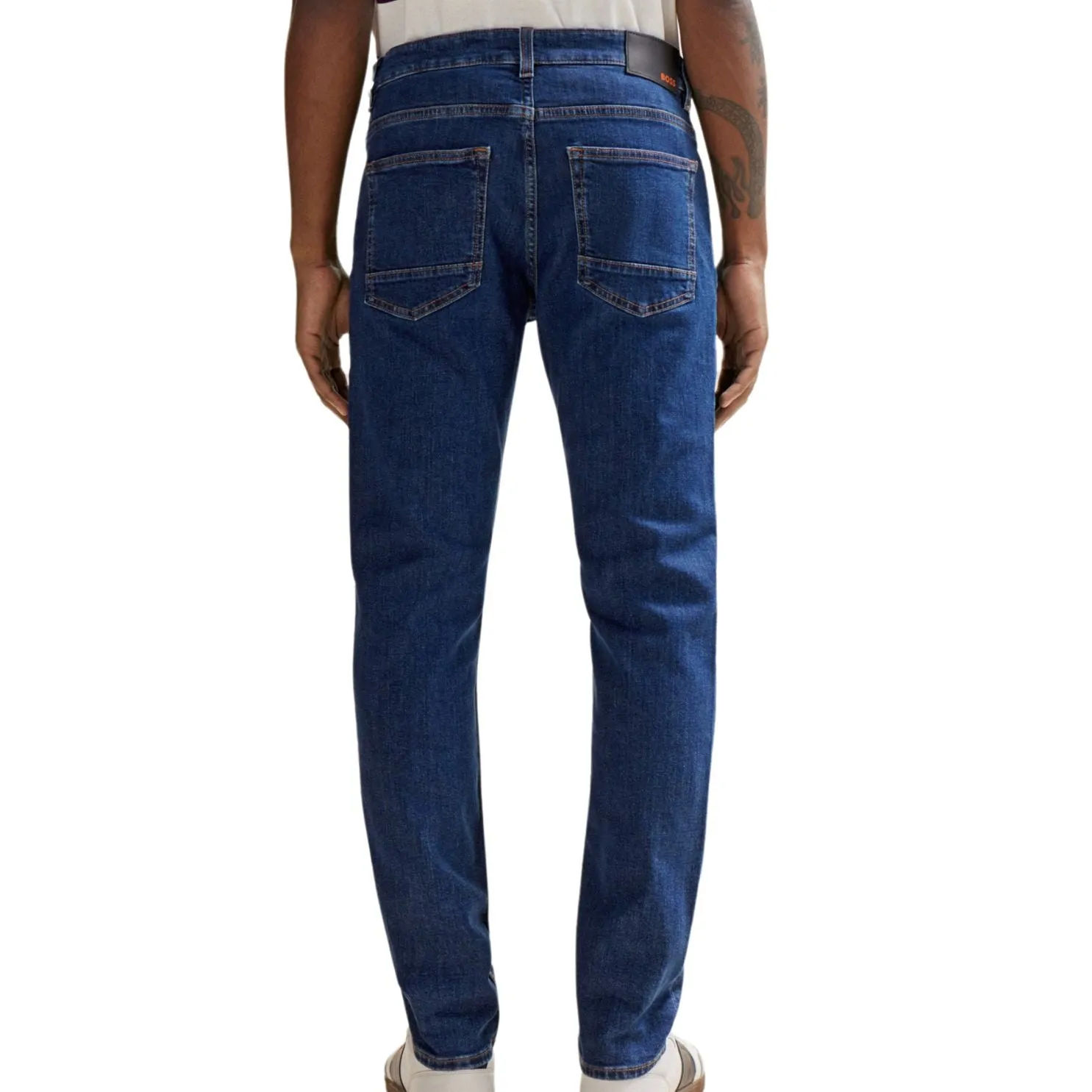 Slim-Fit Jeans in Blue Comfort Stretch Denim - Delaware BC-C 50506700