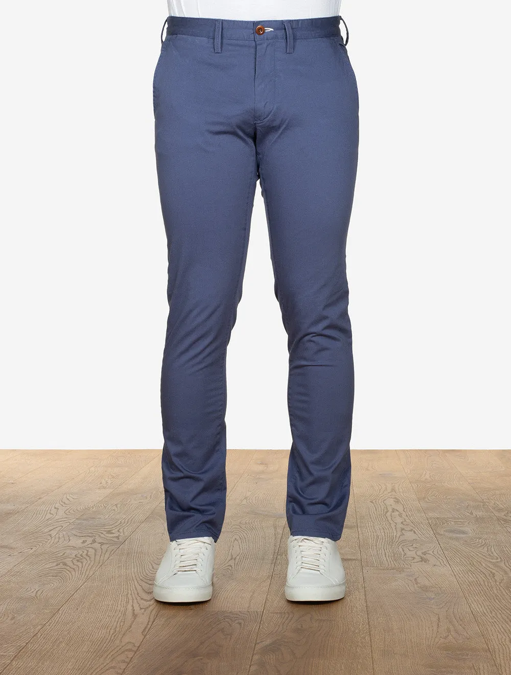 Slim Twill Chinos Dusty Navy