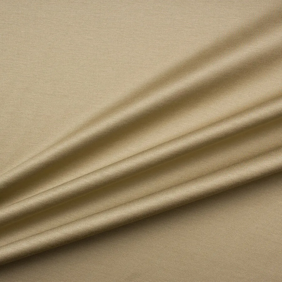 Soft Khaki Cotton Jersey