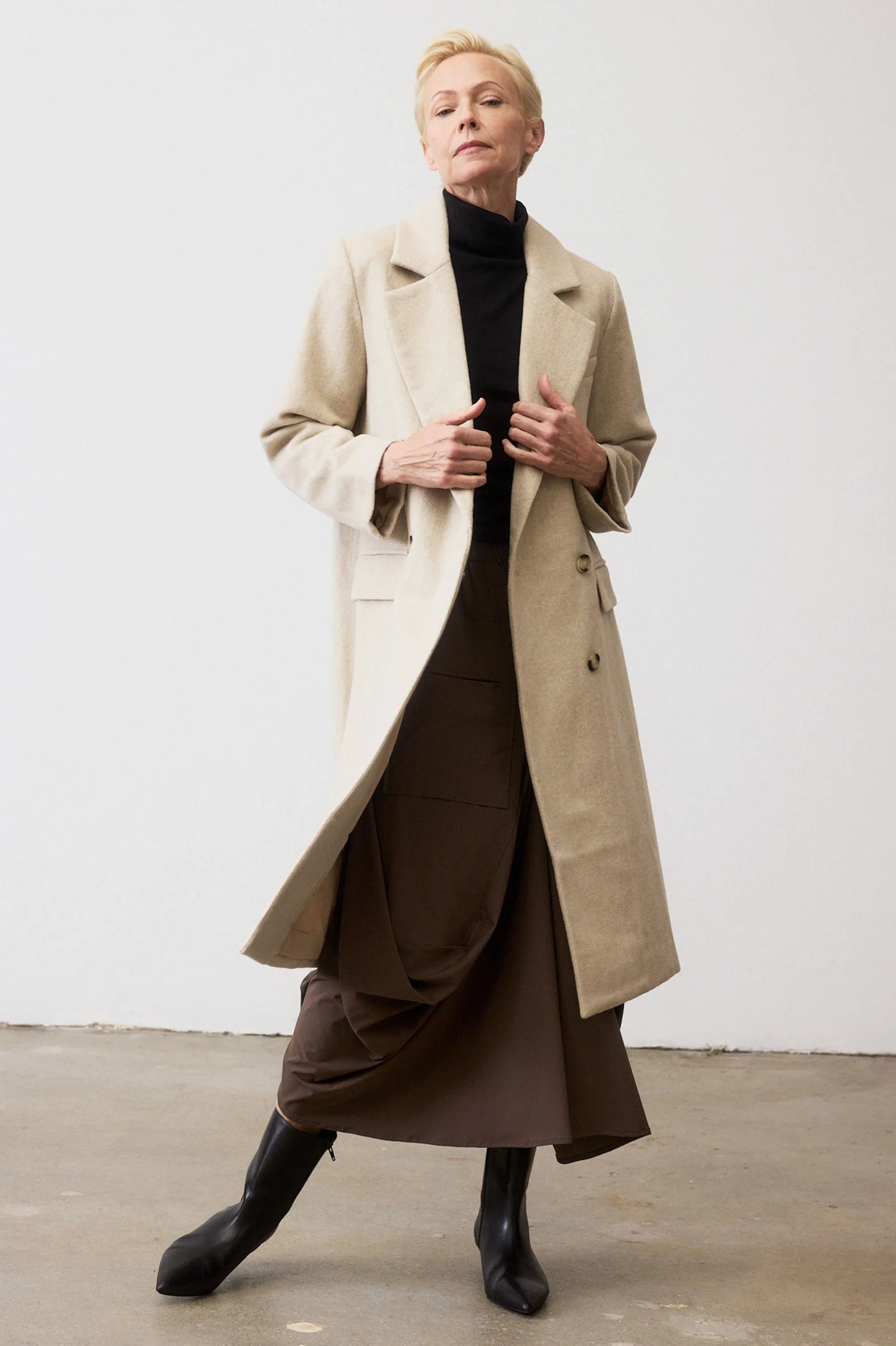 The Soho Long Wool Coat