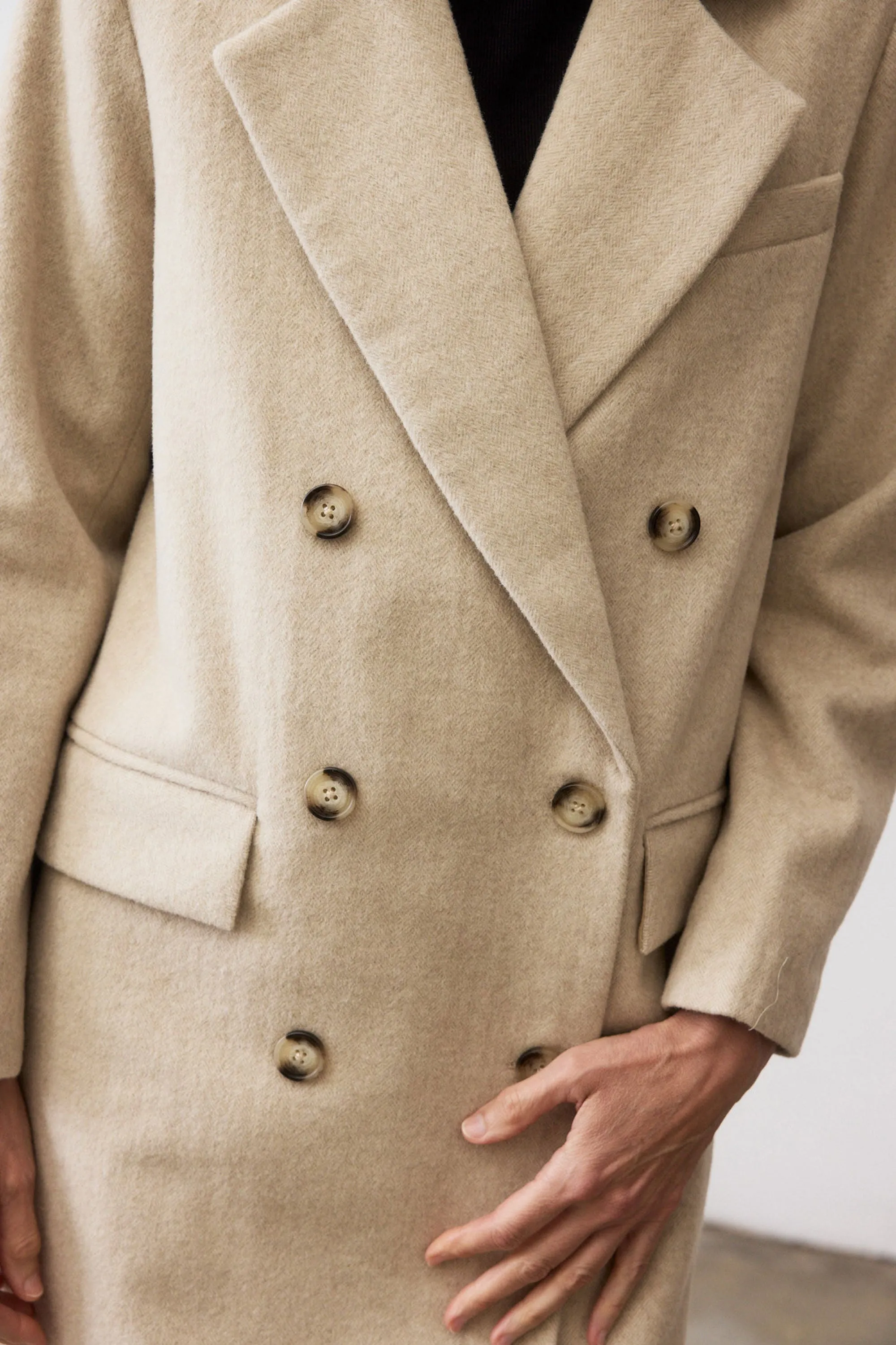 The Soho Long Wool Coat