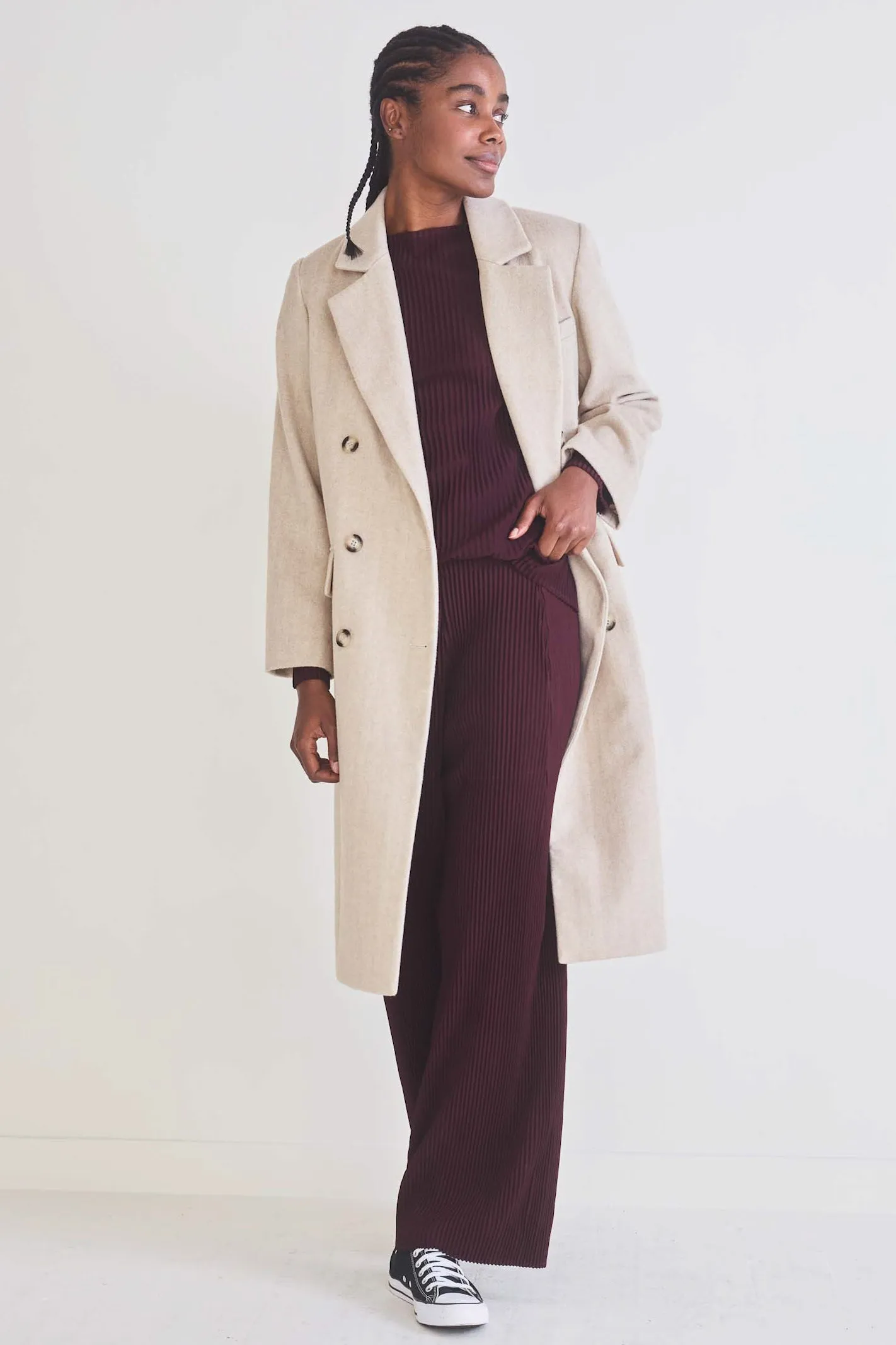 The Soho Long Wool Coat