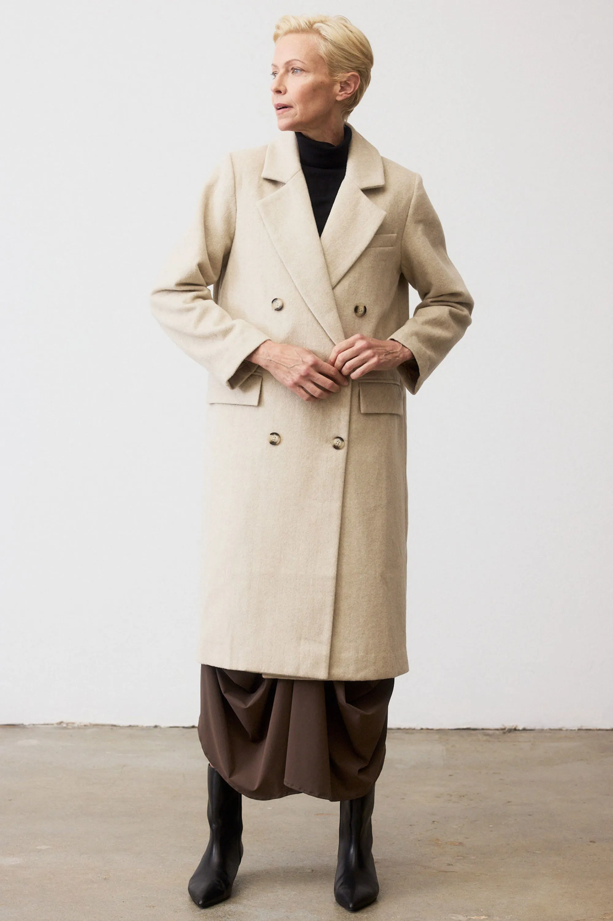 The Soho Long Wool Coat