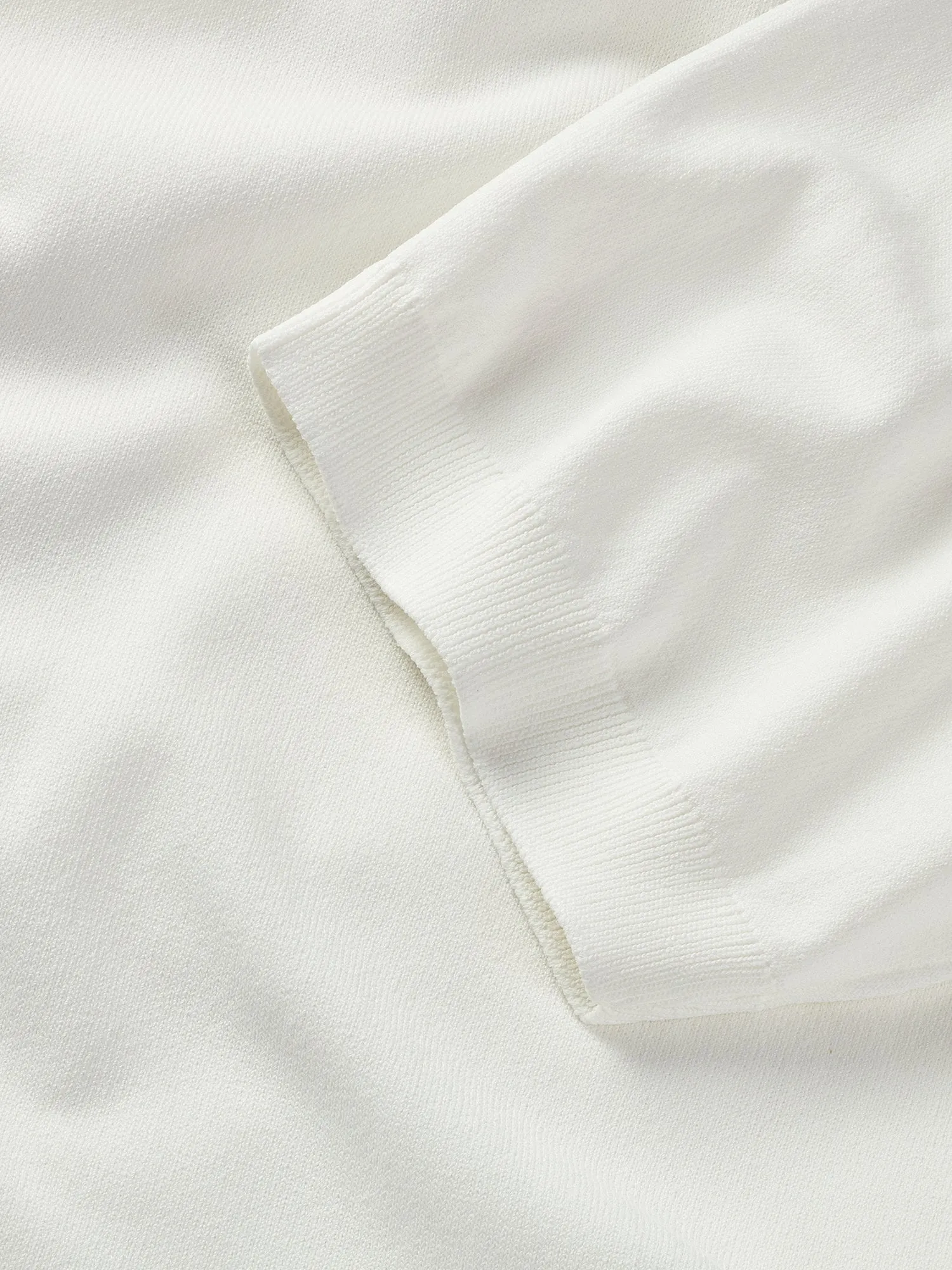 White Firenze Edition Cotton-Rayon Polo