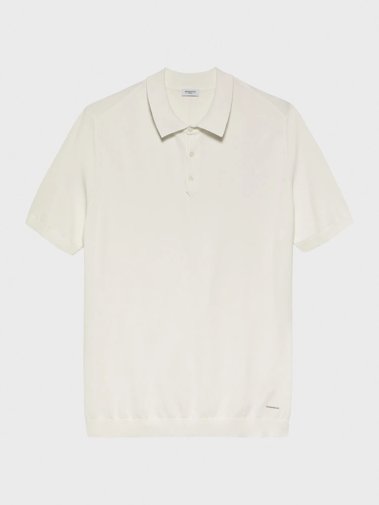 White Firenze Edition Cotton-Rayon Polo